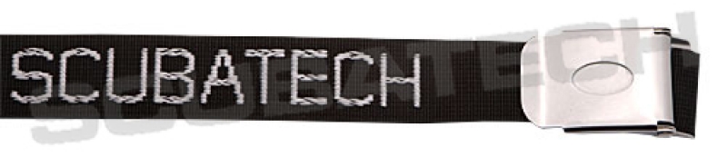 weightbelt 1,5m black + SS buckle