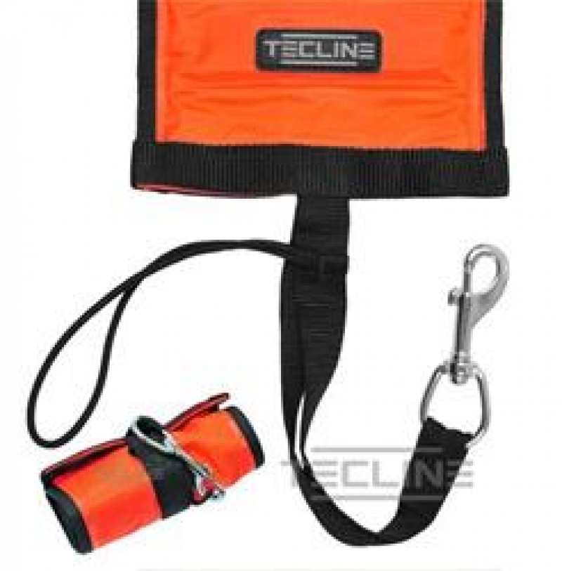 open buoy 25/122 orange with weights