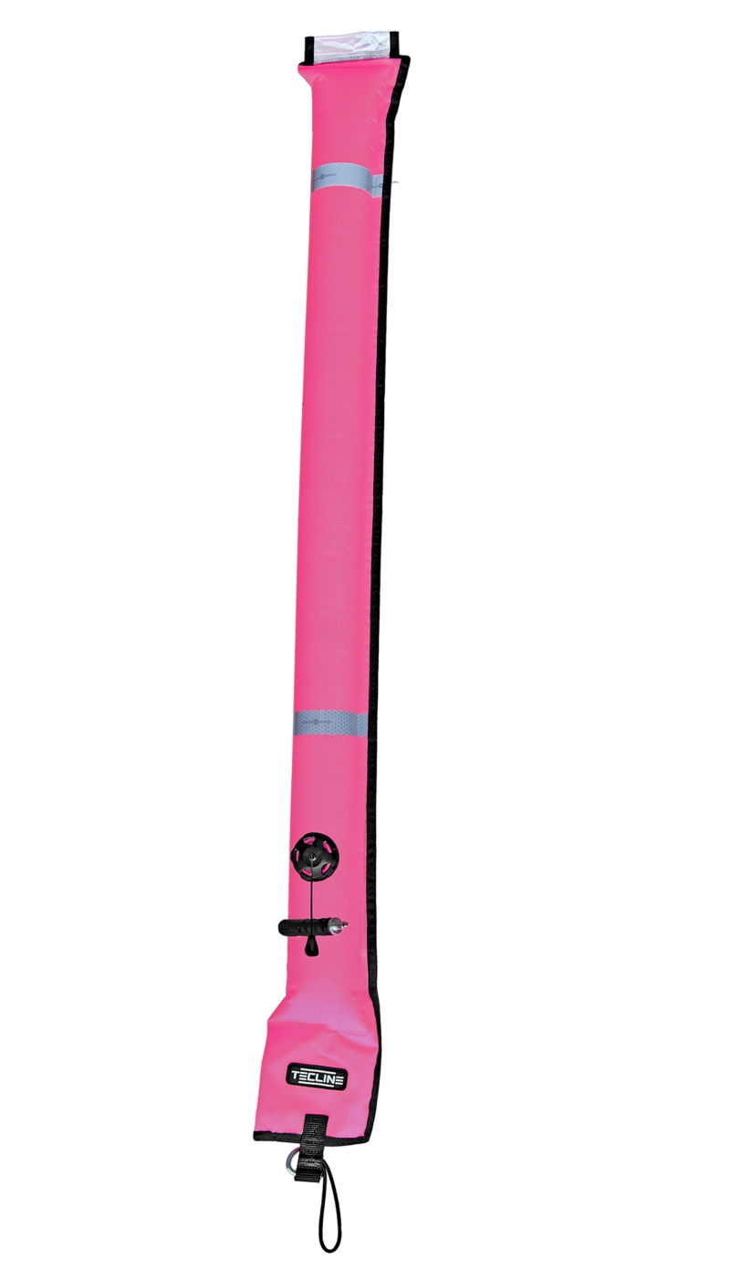 Parachute ferme 11/117 ROSE avec purge et embout inflateur metal