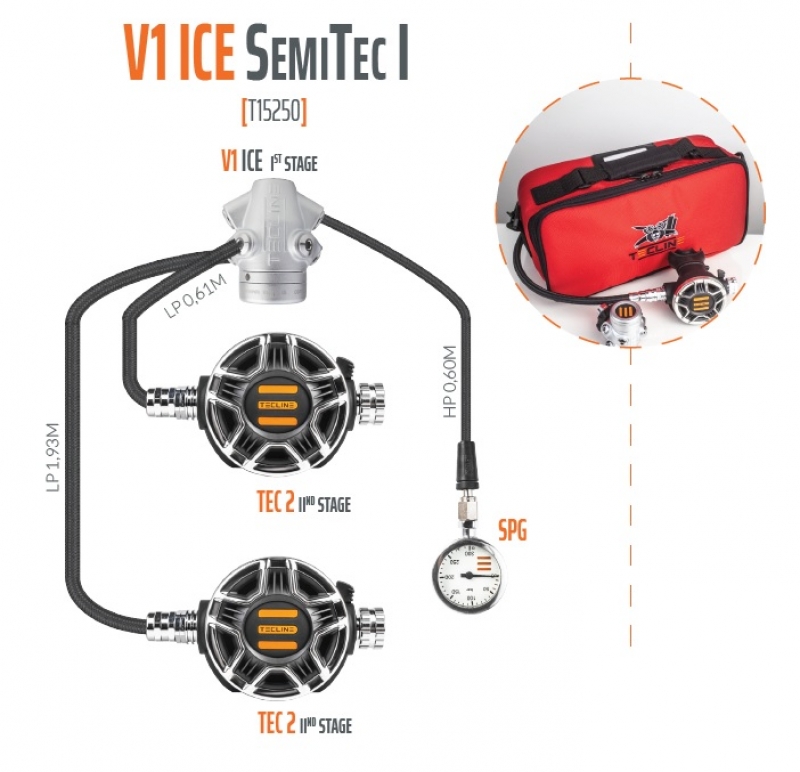 detendeur V1-TEC2 SemiTec 1 SET