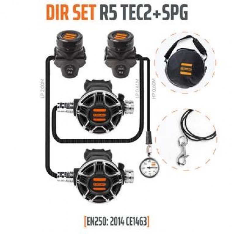 detendeur R5-TEC2 DIR + MANO SET