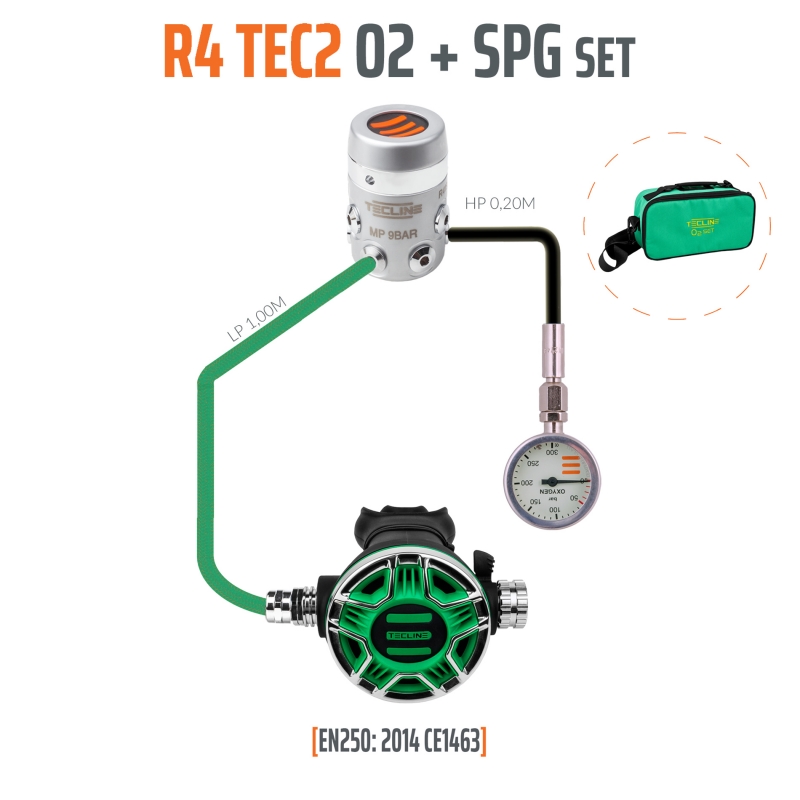 detendeur R4-TEC2 O2 + MANO SET M26