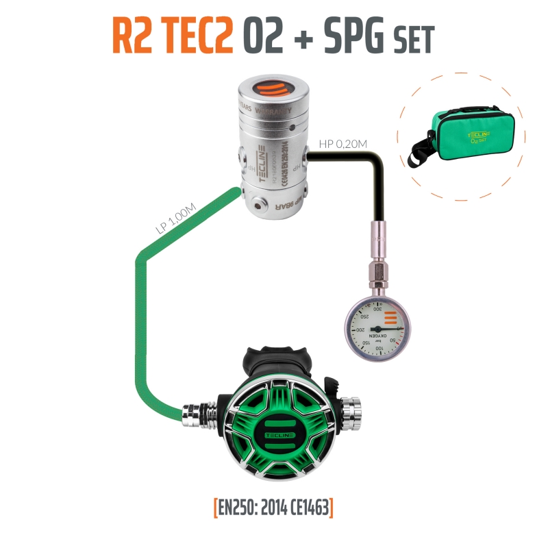 detendeur R2-TEC2 O2 + MANO SET M26