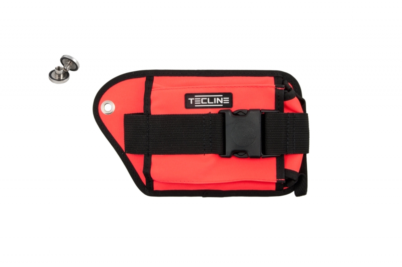 Poche a plombs GRAND DROITE ORANGE, boulon INOX inclus
