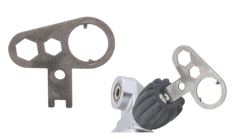 Tank valve knob retainer tool