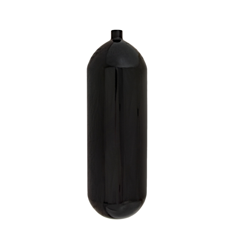 15 L 203 mm 232 bar, Eurocylinder, tank only, black - Military Line