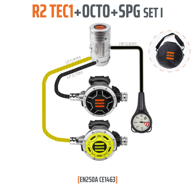 detendeur R2-TEC1 + OCTO & MANO