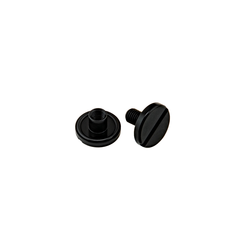 Ecrou et boulon inox avec joint torique LONG 14mm NOIR - Military Line
