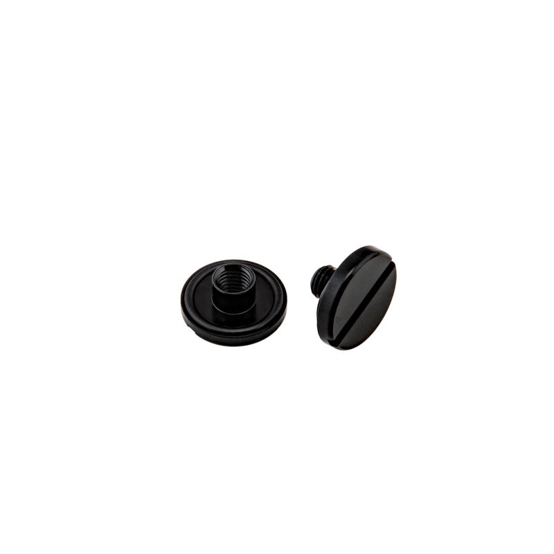 Ecrou et boulon inox avec joint torique COURT 10mm NOIR - Military Line