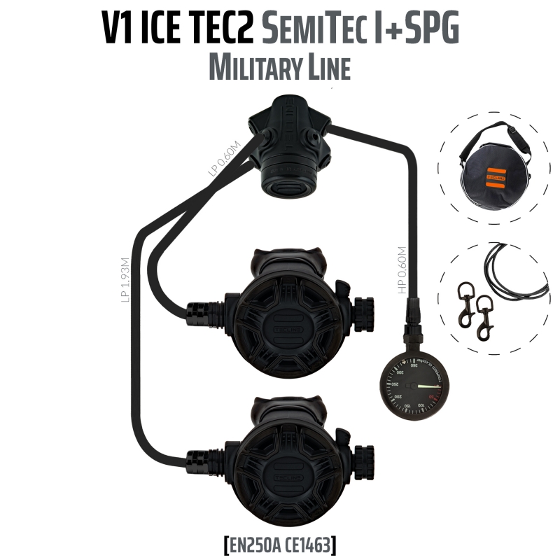 Regulator V1 ICE TEC2 rev. SemiTec I set with SPG - Military Line