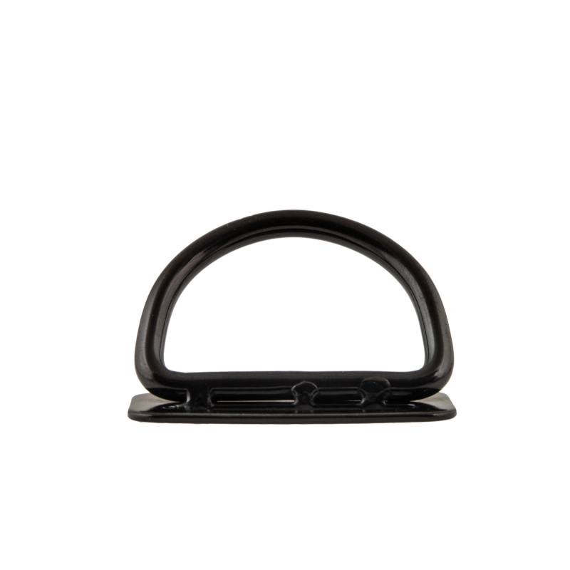 B-ring on tri glider 45 degrees, black - Military Line