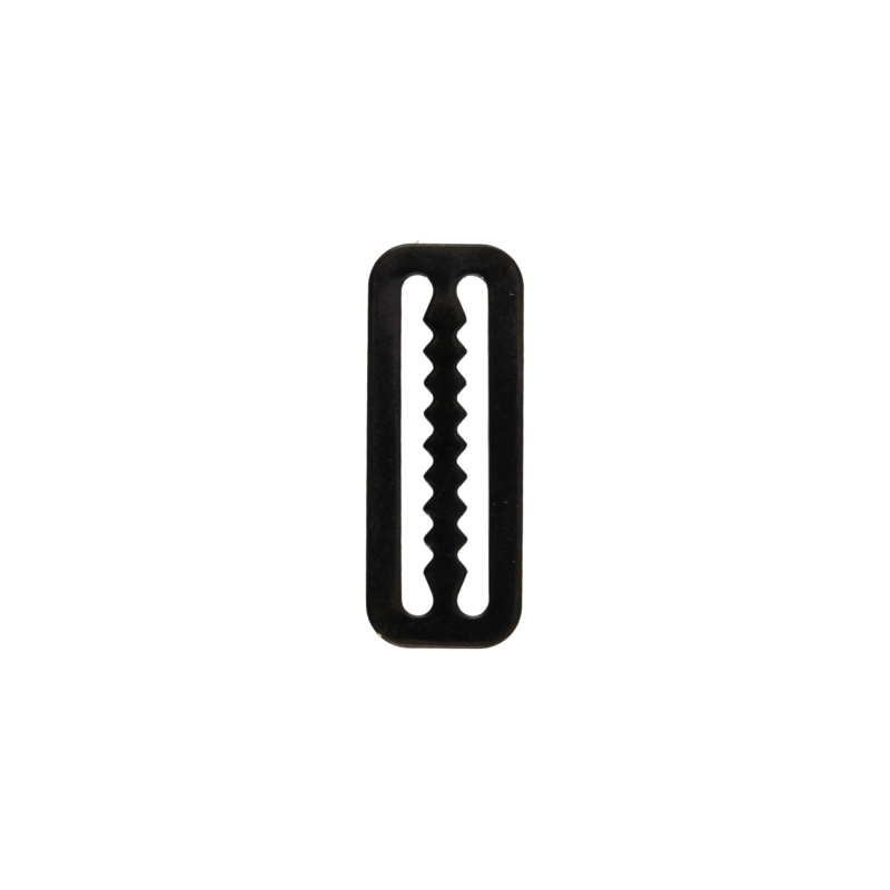 Serrated triglider black 24x60 mm for webbing belt 50 mm - Military Line