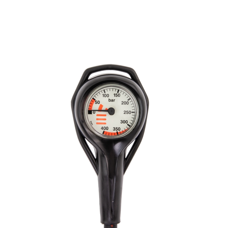 "SPG TecLine EVO 52 mm, scale 400 bar, working pressure 300 bar, HP hose 80 cm "