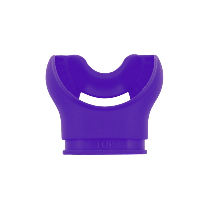 Mouthpiece for regulator, anatomic M/L - VIOLET