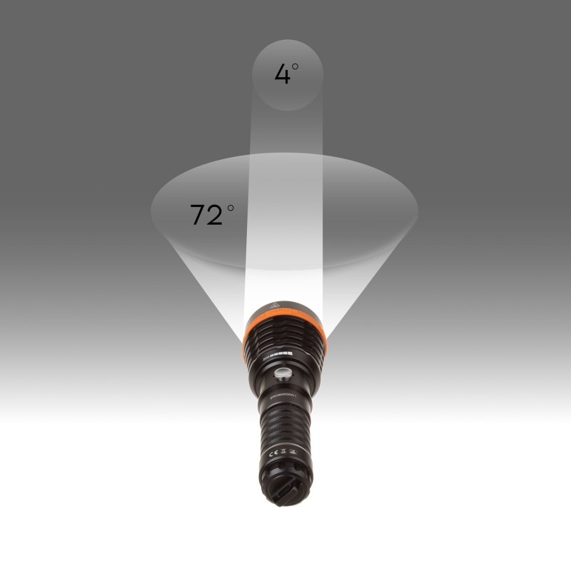 LED light Zoom, 1500 lm - NOIR