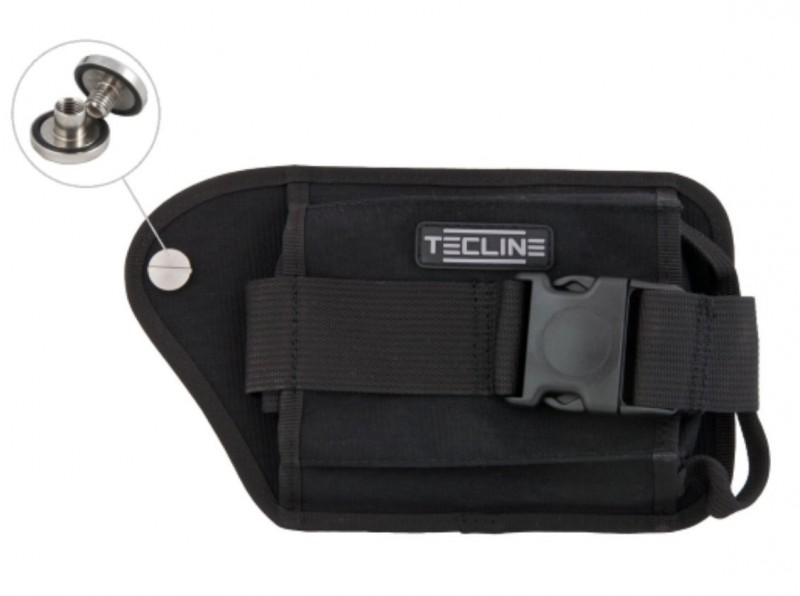 Poche a plombs DOUBLE DROITE NOIR, boulon inclus