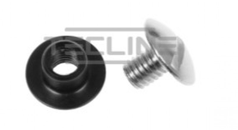 Boulon inox avec ecrou delrin SHORT