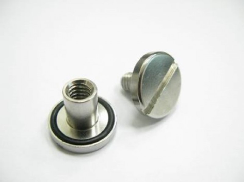 Ecrou et boulon inox avec joint torique COURT 10mm