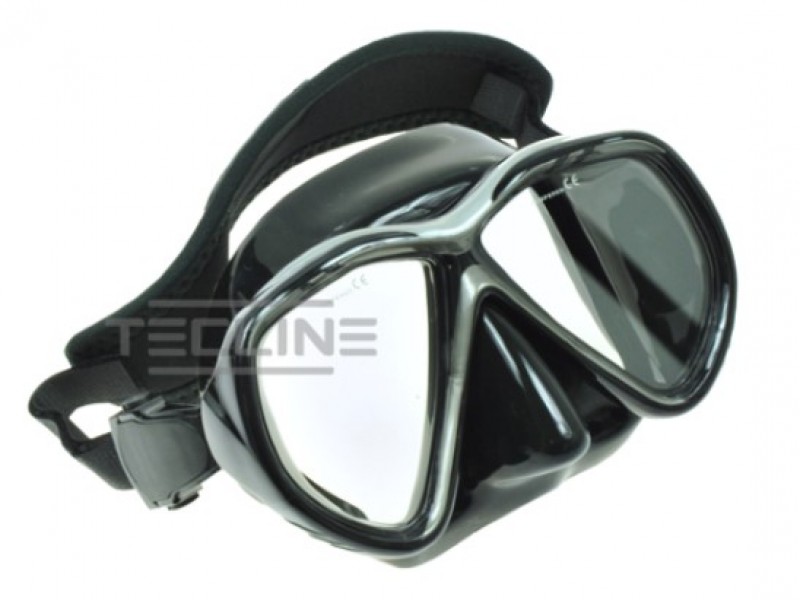 masque Tiara noir-gris