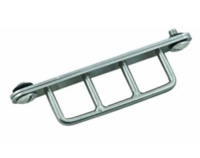 Triple D-ring for beaver tail sidemount
