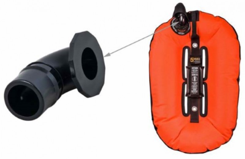 Coude pour inflateur, NOUVEAU MODELE